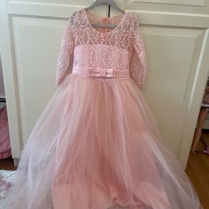 Beautiful light pink tulle dress